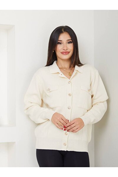 Afili butik طقم سترة وسترة بجيوب