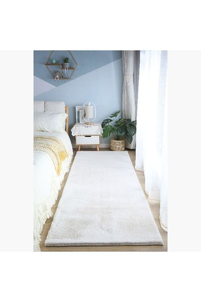Home Box سجادة من فرو الأرنب الصناعي - 80×230 سم