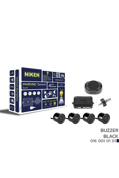 Niken Parking Sensor with Sound Warning 22mm Black
