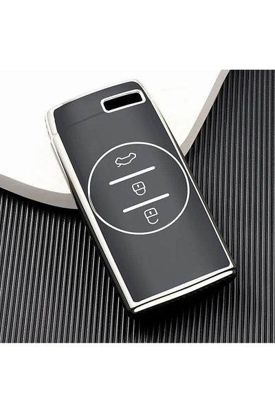 AYZ GARAGE Chery Tiggo 7 Pro - Black TPU Material Key Case