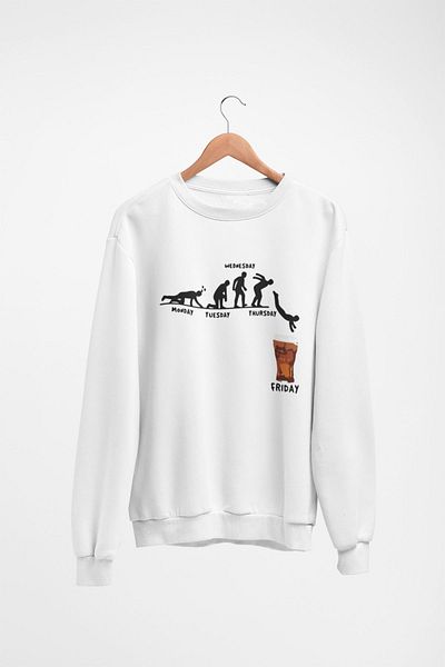 MAGORS STIL-X FRIDAY - Φούτερ με 3 νήματα Crew Neck Oversize