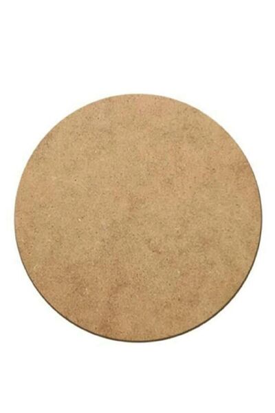 Rapithwin لوح شحن MDF خام 3 مم - 12 قطعة، قطر 33 سم دائري تحت الخدمة