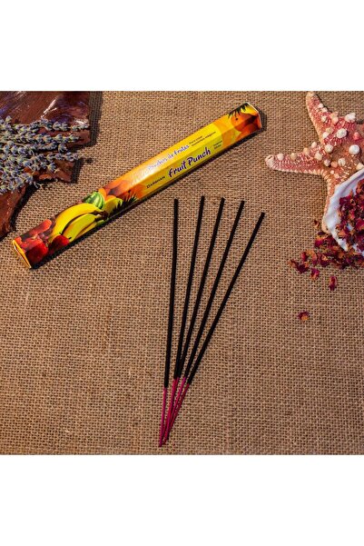 Darshan Incense Darshan Fruit Punch (MEYVE SUYU KOKUSU) Hexa 20'li Çubuk Tütsü