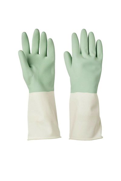 IKEA Cleaning Dishwashing Gloves Size S Green