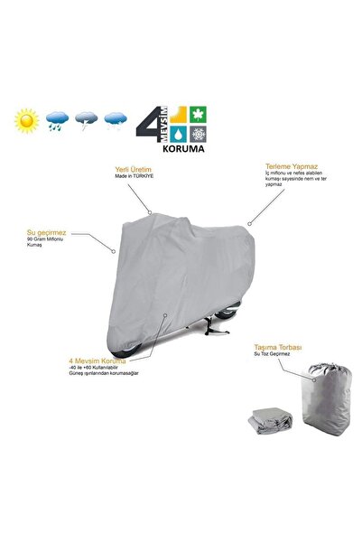 Genel Markalar Honda Pcx125  Uyumlu Motorsiklet Brandası