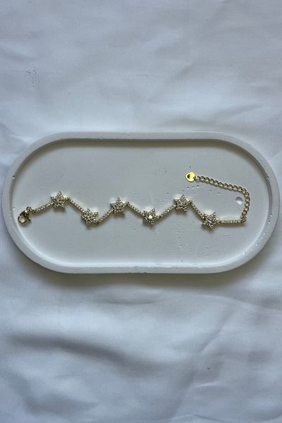 veenaccessory Star Feast Bracelet - Gold - Gold Bracelet, Gold Bracelet, Steel Bracelet