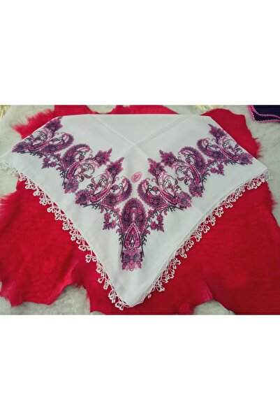 hoaryage Τυλιγμένο χαλάκι Ιεμενίας - Με σχέδια, χάντρες από άμμο και κέντημα στα 4 άκρα