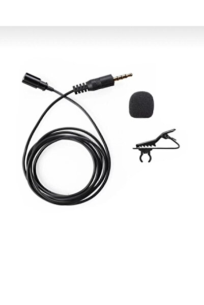 A PLUS Pl-2441 Tiktok,youtube,discord,skype Cep Telefonu Uyumlu 3.5mm Jack Yaka Mikrofonu 1.5mt