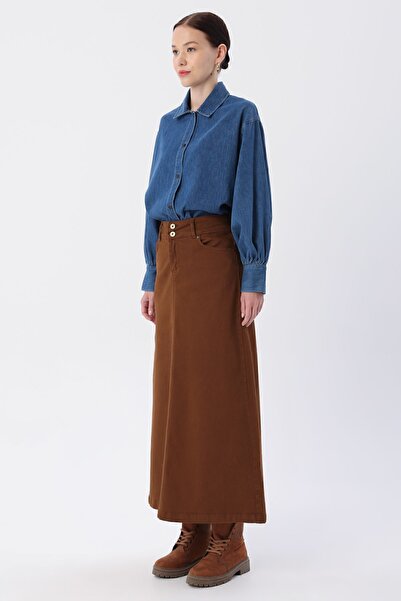 ALLDAY Kahve Klasik 5 Cep Etek