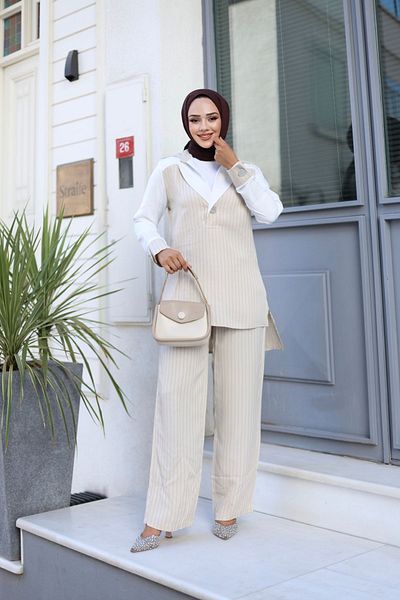 Wovi Moda Σετ γυναικείο μπουφάν και παντελόνι