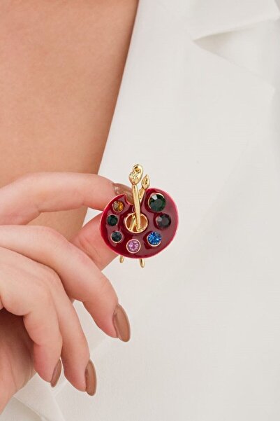 MRK Resim Paleti Broş