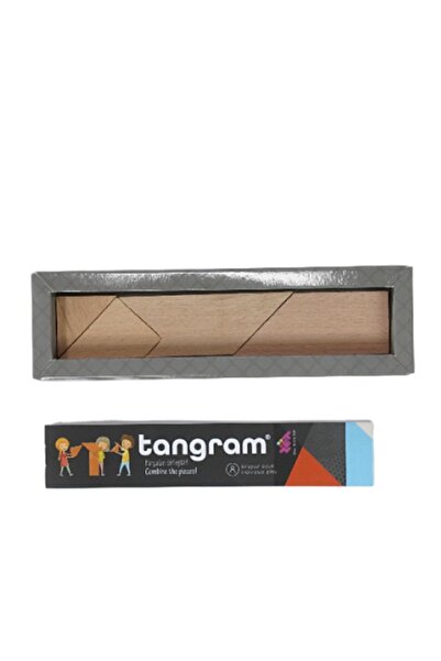 TÜZDER T Tangram Wooden Brain Teaser (4 Pieces 100 Different Shapes) 5+ Ages 1+ Players