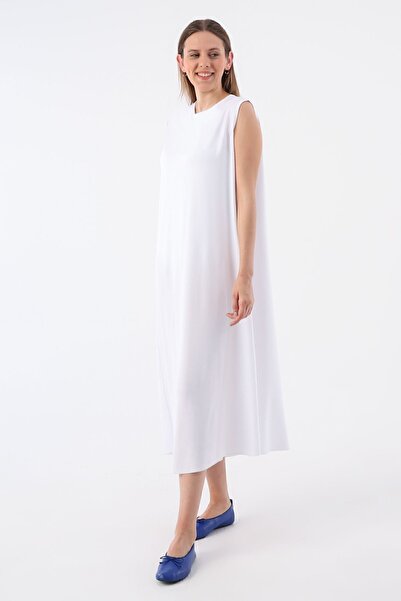ALLDAY White Basic Dress Lining