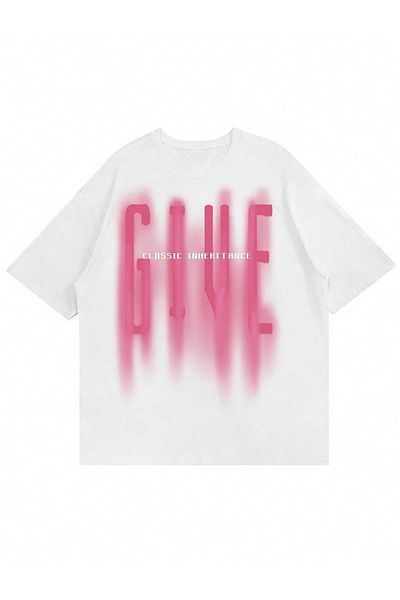 Mad&Calf Unisex tričko s potiskem Crew Neck Oversize