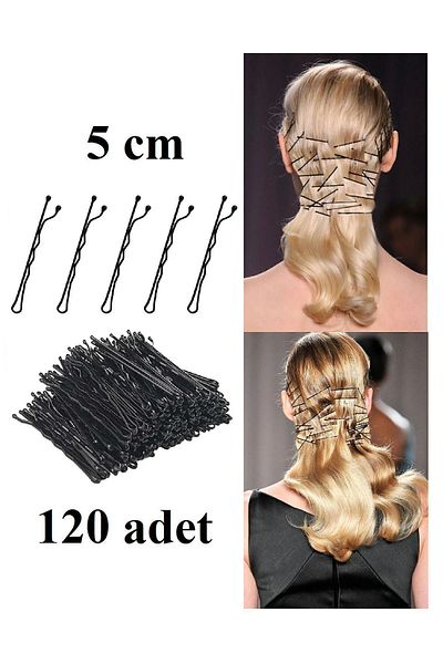 Güncel Vitrin Glossy Black 5 Cm Wire Buckle 120 Pieces