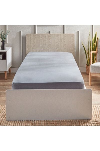Home Box Ferum Micro Jersey Single Fitted Sheet - 90x200+30 cm