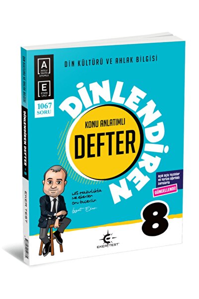 Eker Test Yayınları EKER TEST 8.SINIF DİNLENDİREN DEFTER