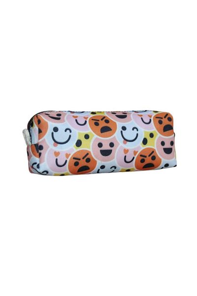 Nostaljik Lezzetler Emoji Patterned Sweet Pen Holder - School and Makeup Bag