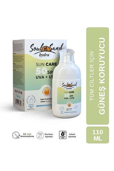Soul N Sand Hydra SPF 50 Sunscreen - 110 ml for All Skin