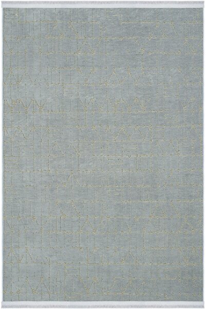 Cool Halı Berry 8205 Gri Halı Bohem Oturma Odası Halısı Kaymaz Taban Halı Kes...