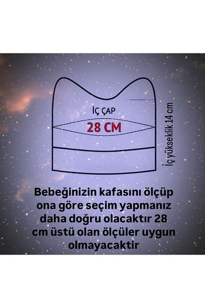Çağrı Store Set of 3 Beret Milk Written - Cotton Combed