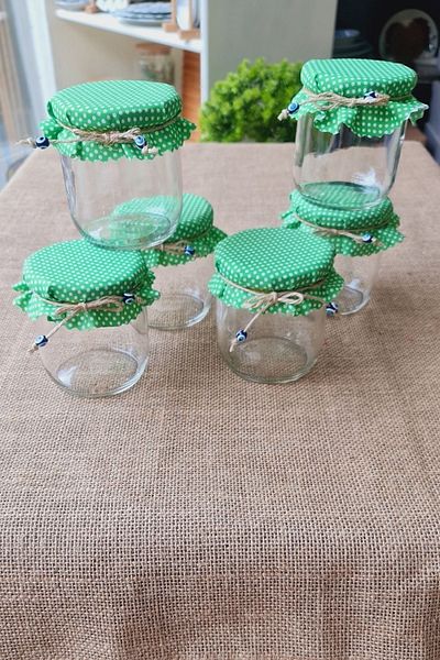 GULHANILE Jar Lid Cover Bonnet 6 Pieces