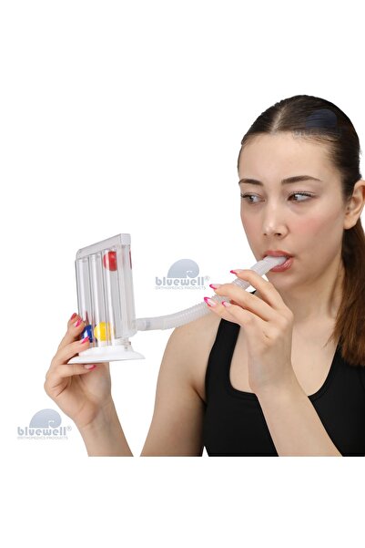 BLUEWELL Triflo 3 Top Solunum Egzersiz Cihazı