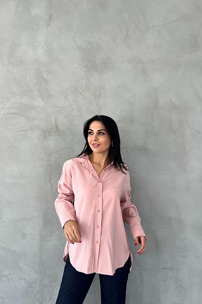 Seda Yalçın Atelier Long Sleeve Basic Shirt - Powder Modal Fabric