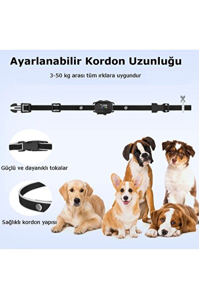 Hopdiye Tc316 Küçük Irklar Için Havlama Önleyici Köpek Tasması Şarjlı, Şoksuz, Küçük Boyut, Havlama Tasması