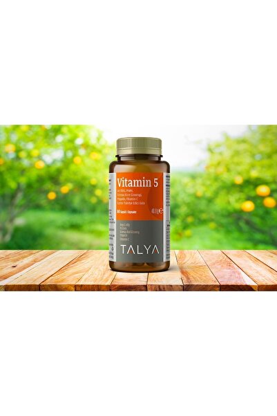 Talya Vitamin 5 Arı Sütü, Polen, Kırmızı Kore Ginsengi, Propolis, Vitamin C Içeren Takviye Edici Gıda