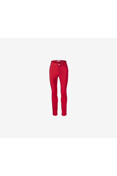 Tchibo Women Slim Fit Plain Skinny Pants, Red