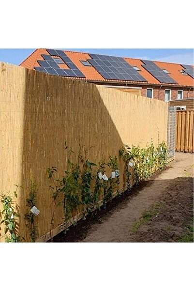 Genel Markalar Doğadan Mekana Metrohasir Çit 2m X 6m Doğal Bambu -bahçe Çiti ...