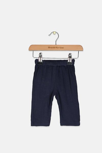 Tchibo Toddlers Boy Plain Pants, Navy Blue