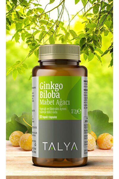 Talya Gınkgo Bıloba Mabet Ağacı Yaprağı Ve Ekstraktı Içeren Takviye Edici Gıda