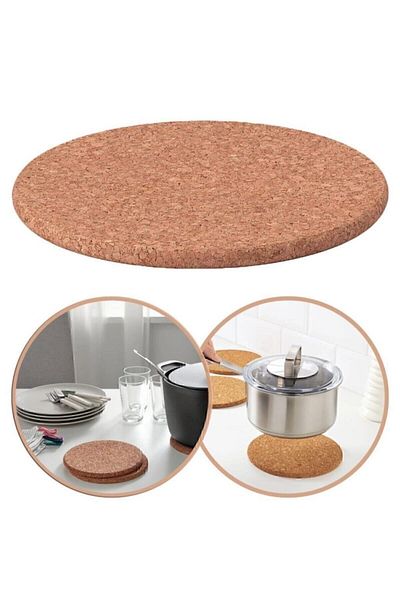 IKEA Heat Nihale Cork 1 Piece Pan Teapot Coaster
