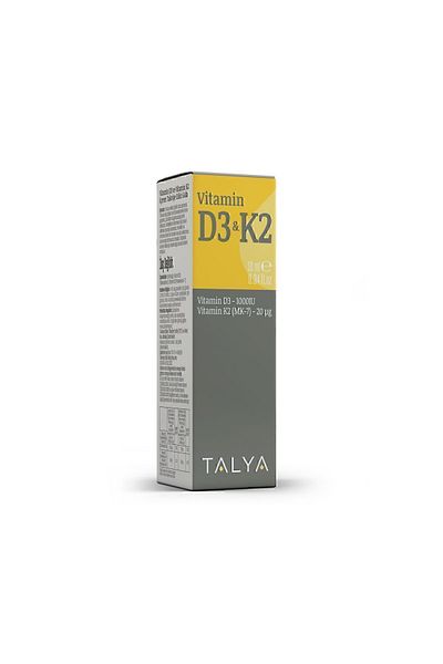 Talya 10 ml Supplement FooD Drops ContaininG Vitamin D3&k2