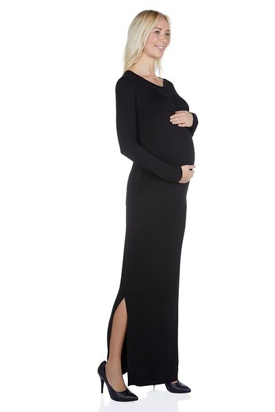 Luvmabelly 5320 Rochie lungă de maternitate din bumbac