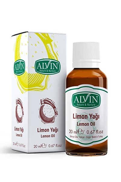 Alvin Limon Yağı (Lemon Oil), Doğal, 20 ml