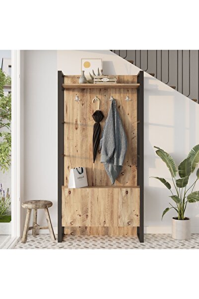 Yurudesign Ml13 Iron Metal Vestiyer Portmanto Ayakkabılık