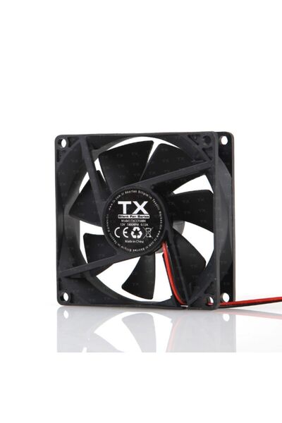 TX 8 Cm Siyah Kasa Fanı Ccf08bk