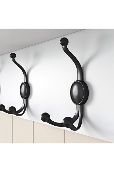 Rani Mobilya Rani P2 Modern Portmanto Duvar Askısı Beyaz Vestiyer 120 Cm