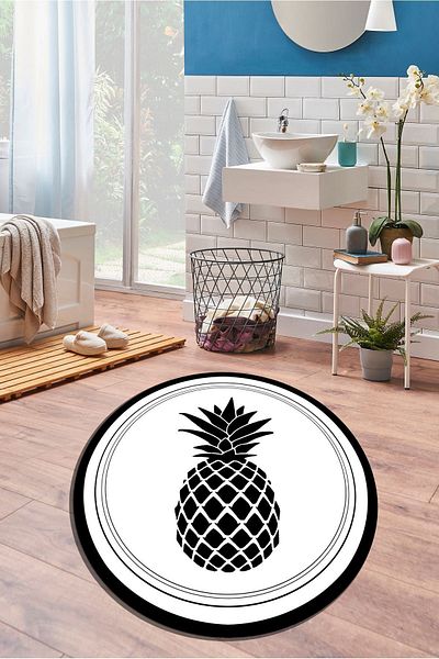 Chilai Home Janchi Διάμετρος 200x200 cm Μοκέτα μπάνιου Djth
