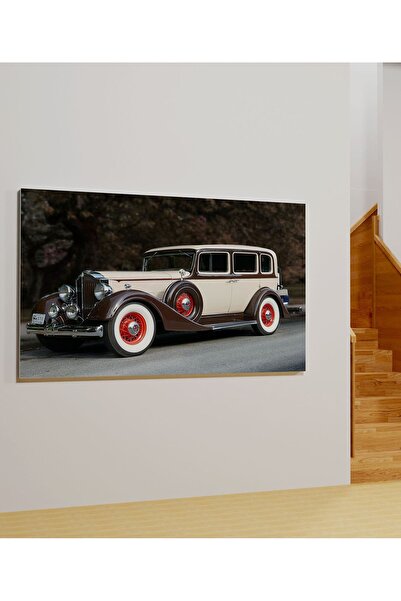 AR AJANS KANVAS TABLO Duesenberg Model J Classic Car Decorative Canvas Painting