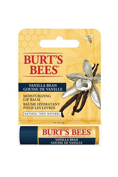 Burts Bees Beeswax Vanilla Flavored Lip Care Cream Advantage Set