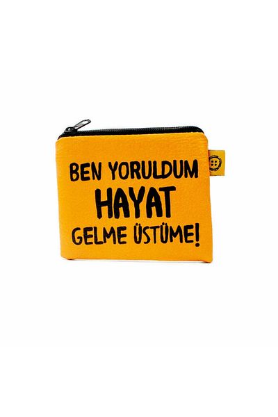 PALTO TASARIM I'Ve Got Year over Life Coming! Printed Coin Purse