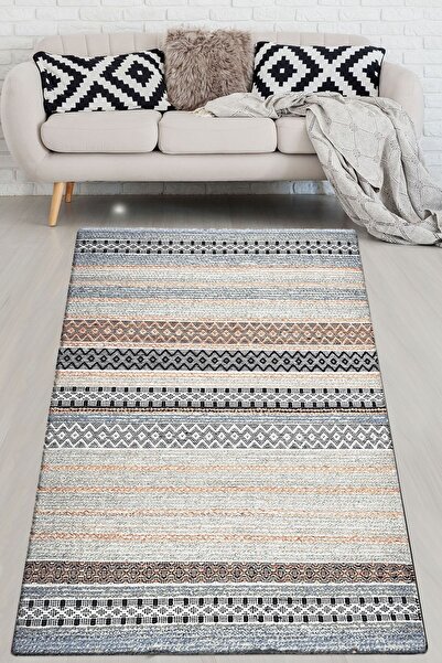 Chilai Home Lignedroite Dekoratif Halı Kaymaz Taban Yıkanabilir Halı,dekorati...