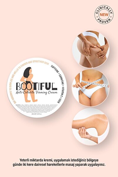 Bootiful Selülit ve Çatlak Karşıtı Sıkılaştırıcı Krem 200ml