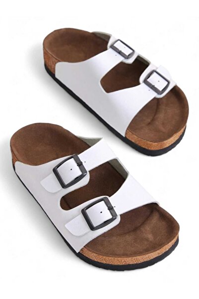 Lideral Унисекс детски и юношески чехли - ортопедична подметка, катарама с двойна лента, ежедневни удобни домашни и външни чехли