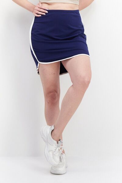Adidas Originals تنورة تدريب رياضية للنساء، أزرق داكن