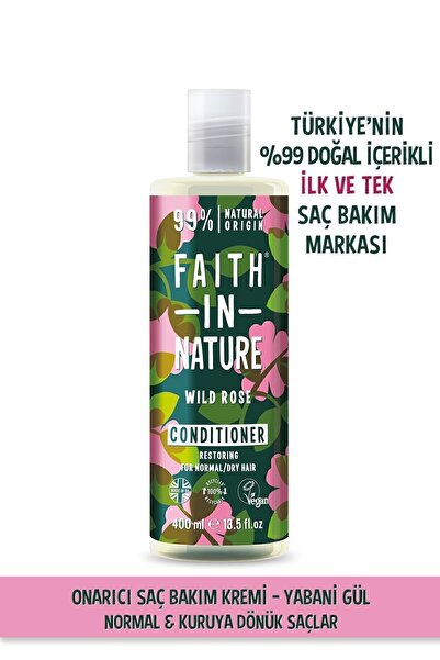 Faith In Nature 99% Natural Repair Hair Care Cream Wild Rose For Normal & Dry...